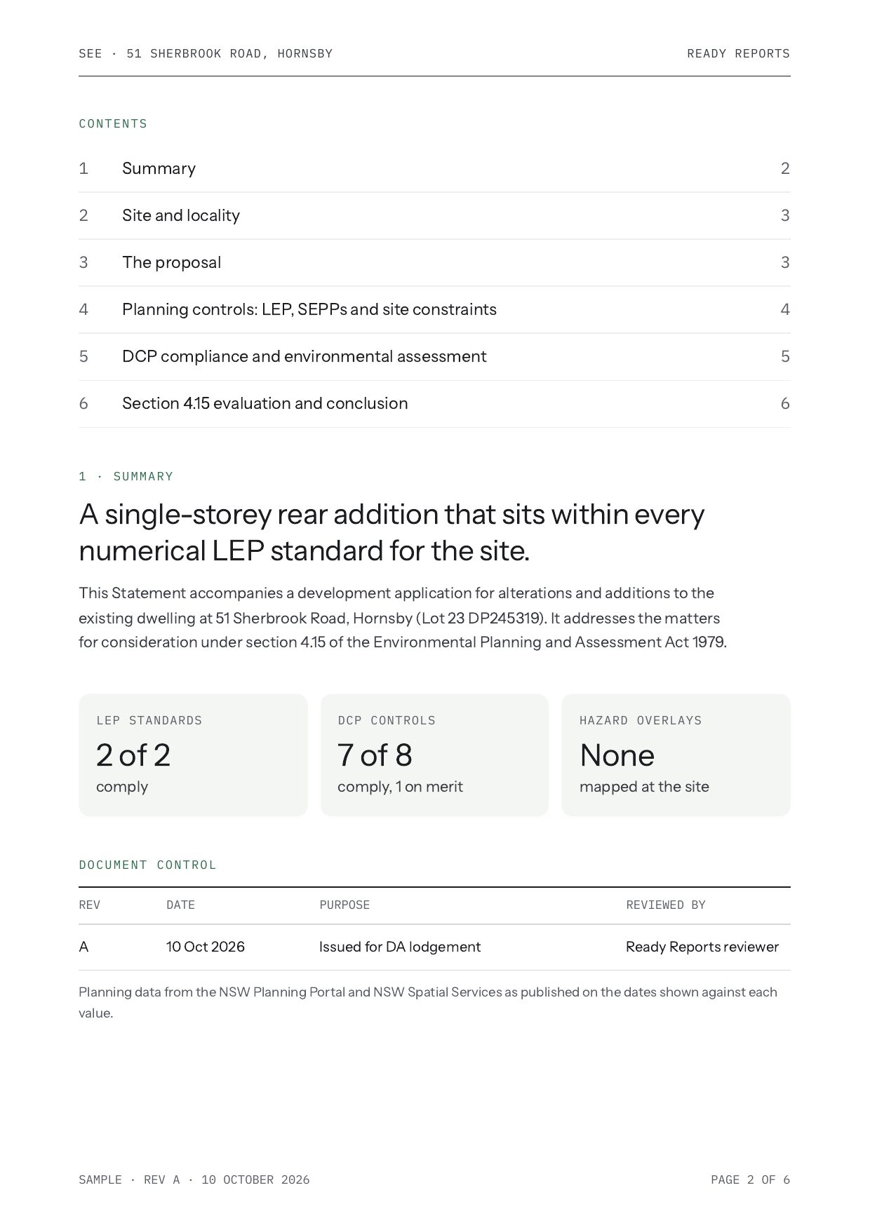 Sample SEE, page 2 of 6