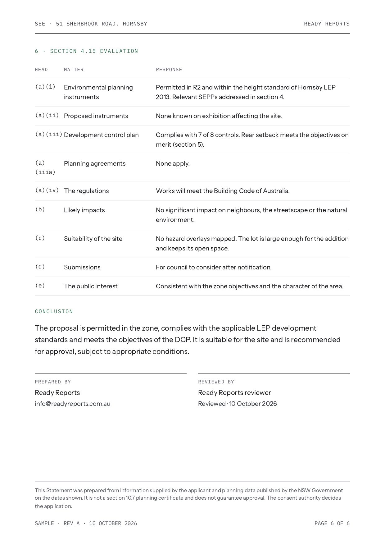 Sample SEE, page 6 of 6